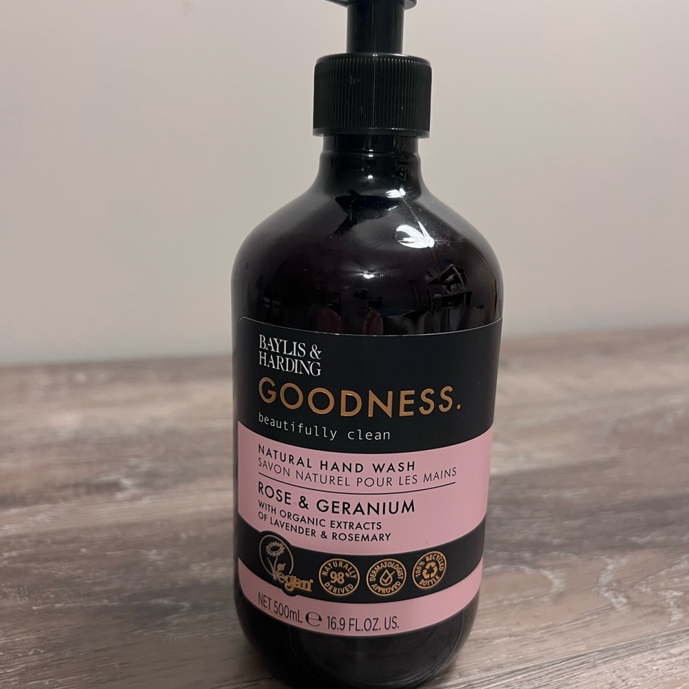 Baylis&Harding GOODNESS Rose and geranium natural hand wash